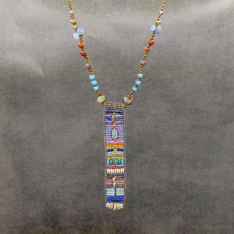 Taos Bead Tapestry Necklace 1