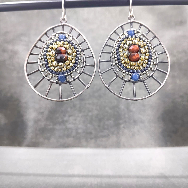 Dusk Meets Dawn Statement Earrings