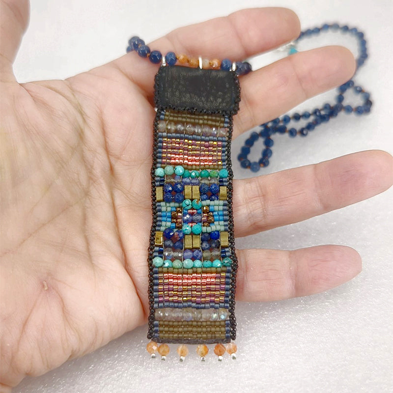Transcendence Necklace Weaving Wearable Art 2