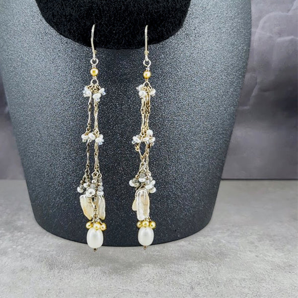 Iris' Choice Pearl Earrings 2