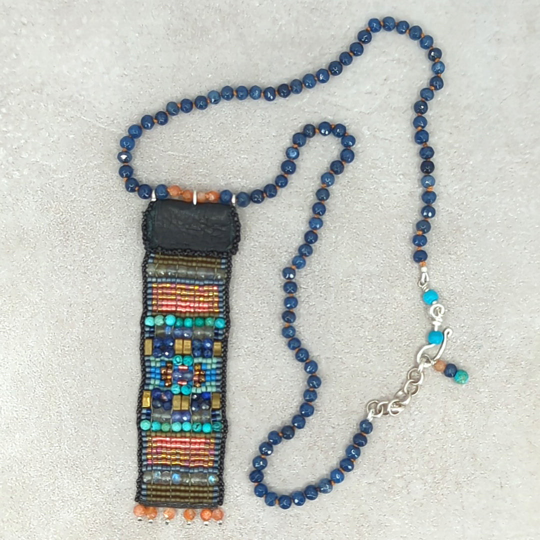 Transcendence Necklace Weaving Wearable Art 3
