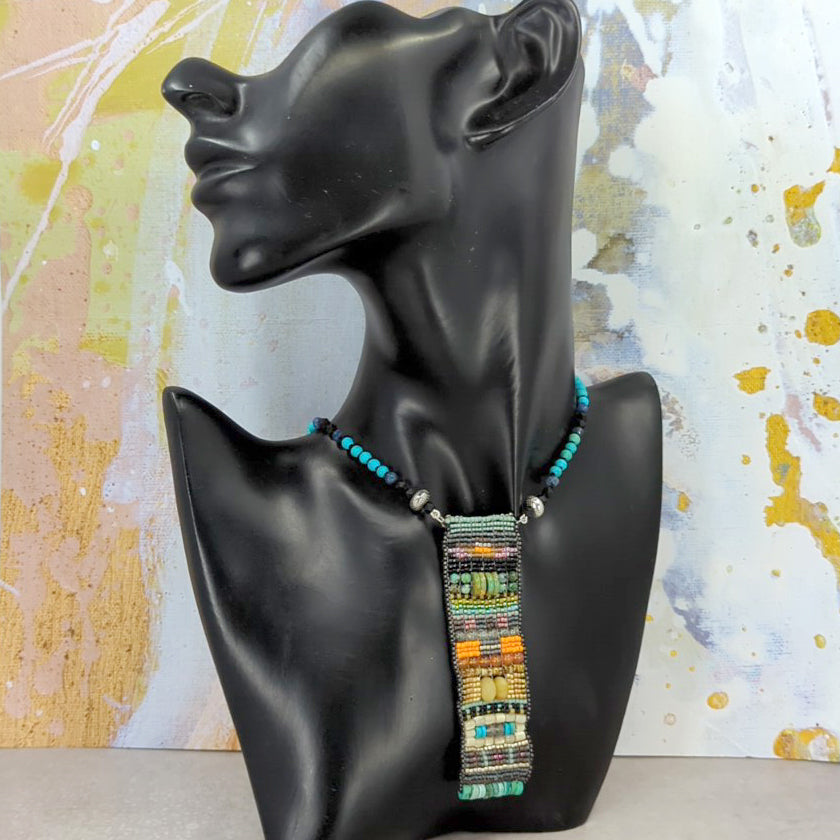 Gemstone Tapestry Necklace - Hatch 1