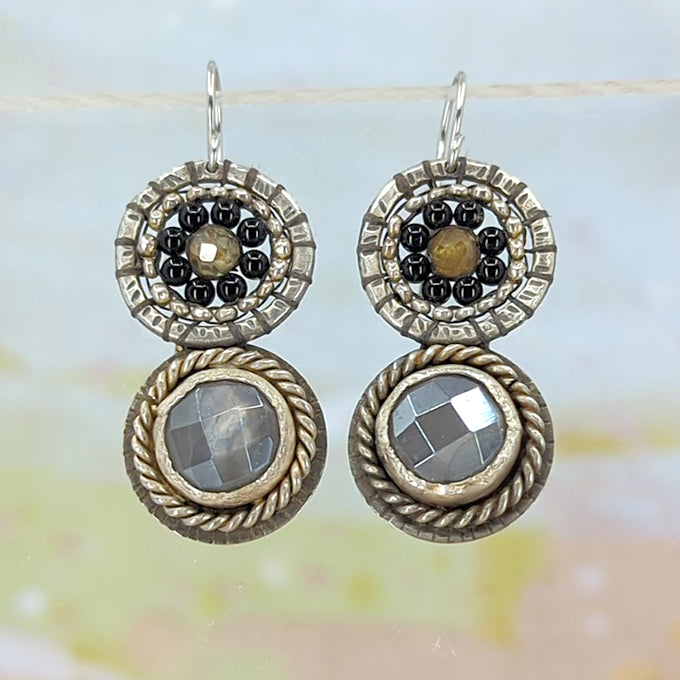 Deep Pool Earrings 1