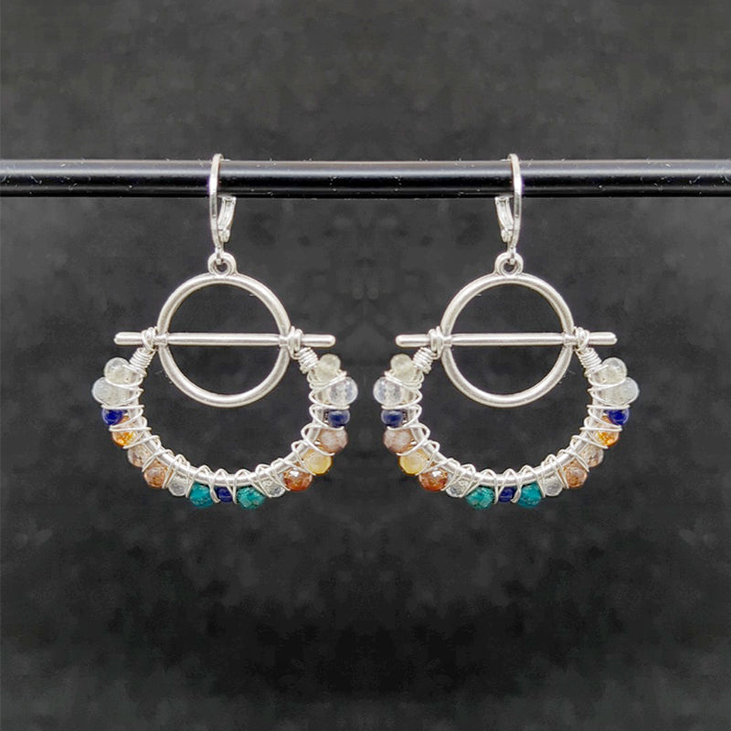 Solo Dos Gemstone Earrings