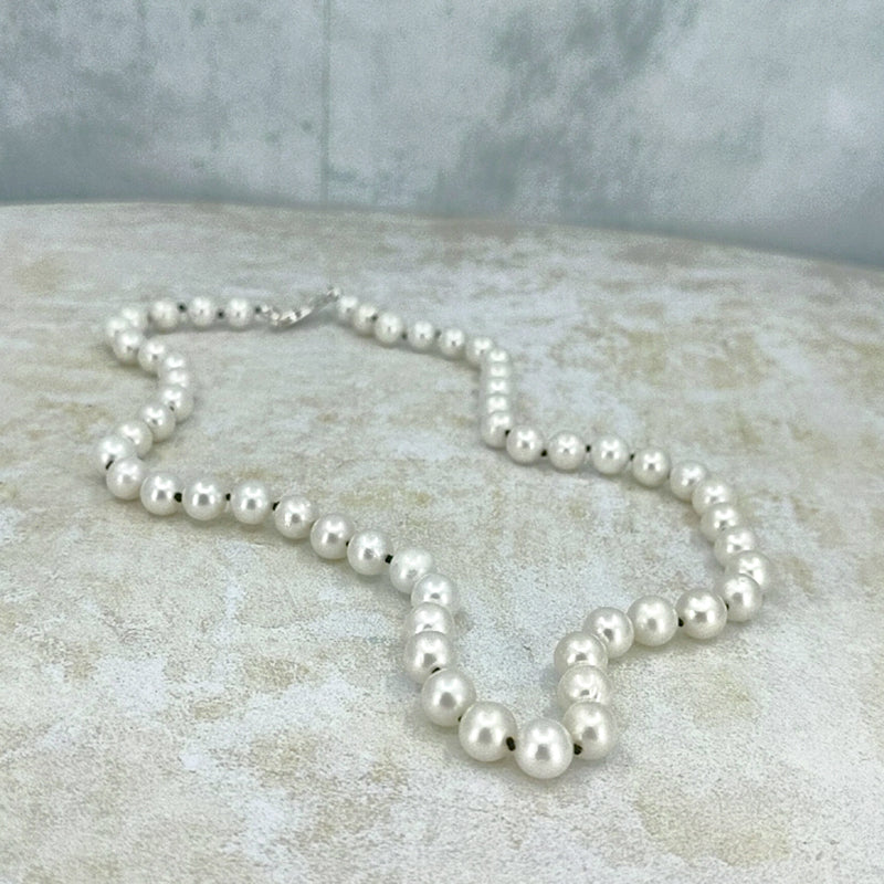 On His Mind Pearl Necklace 1