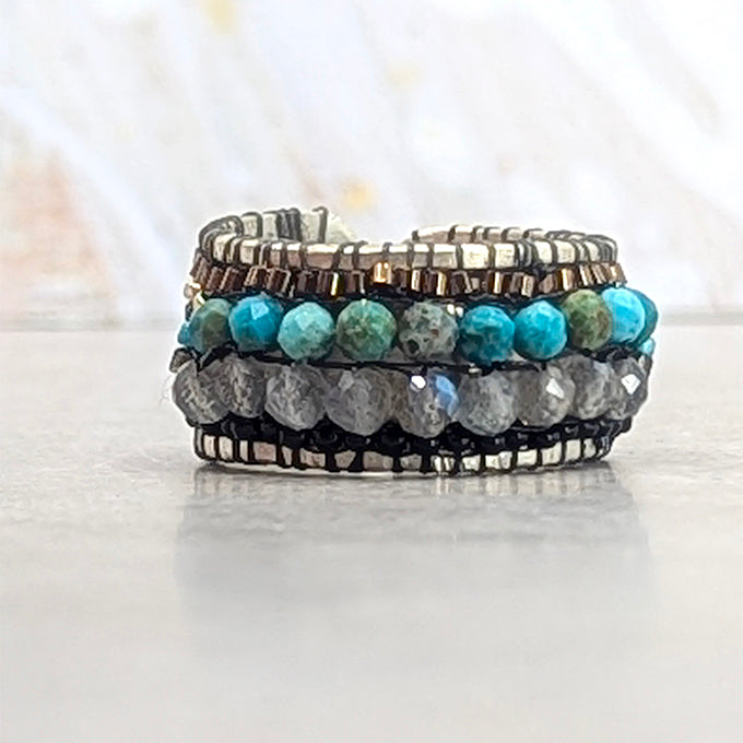 Topped Off Band Ring