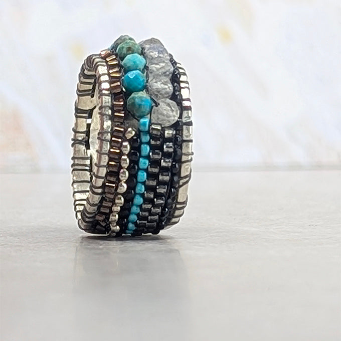 Topped Off Band Ring