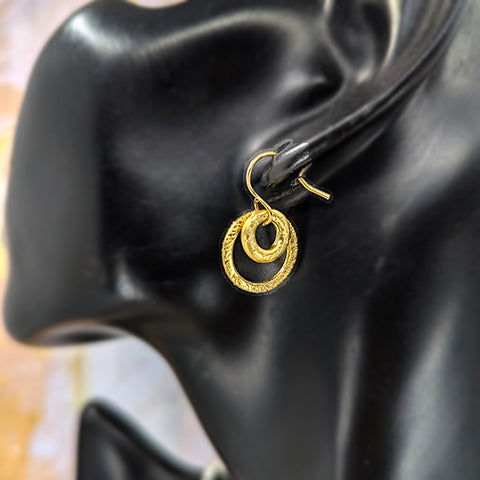 Golden Gleam Earrings 2