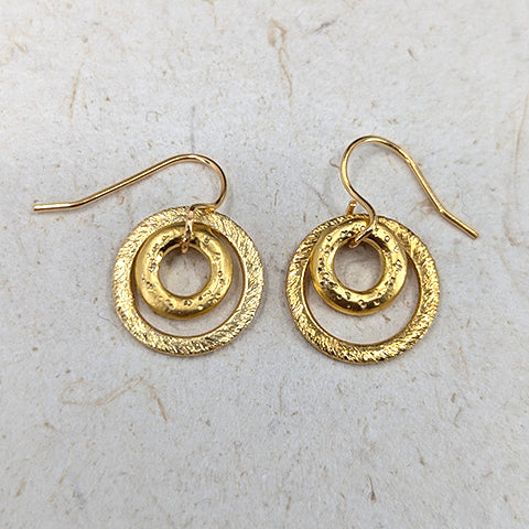 Golden Gleam Earrings 1