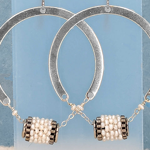 Pearly Girl Hoops