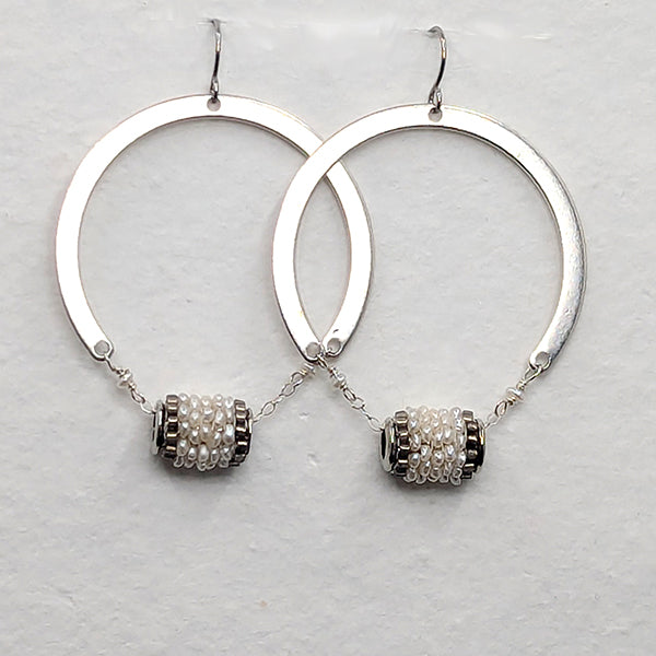 Pearly Girl Hoops