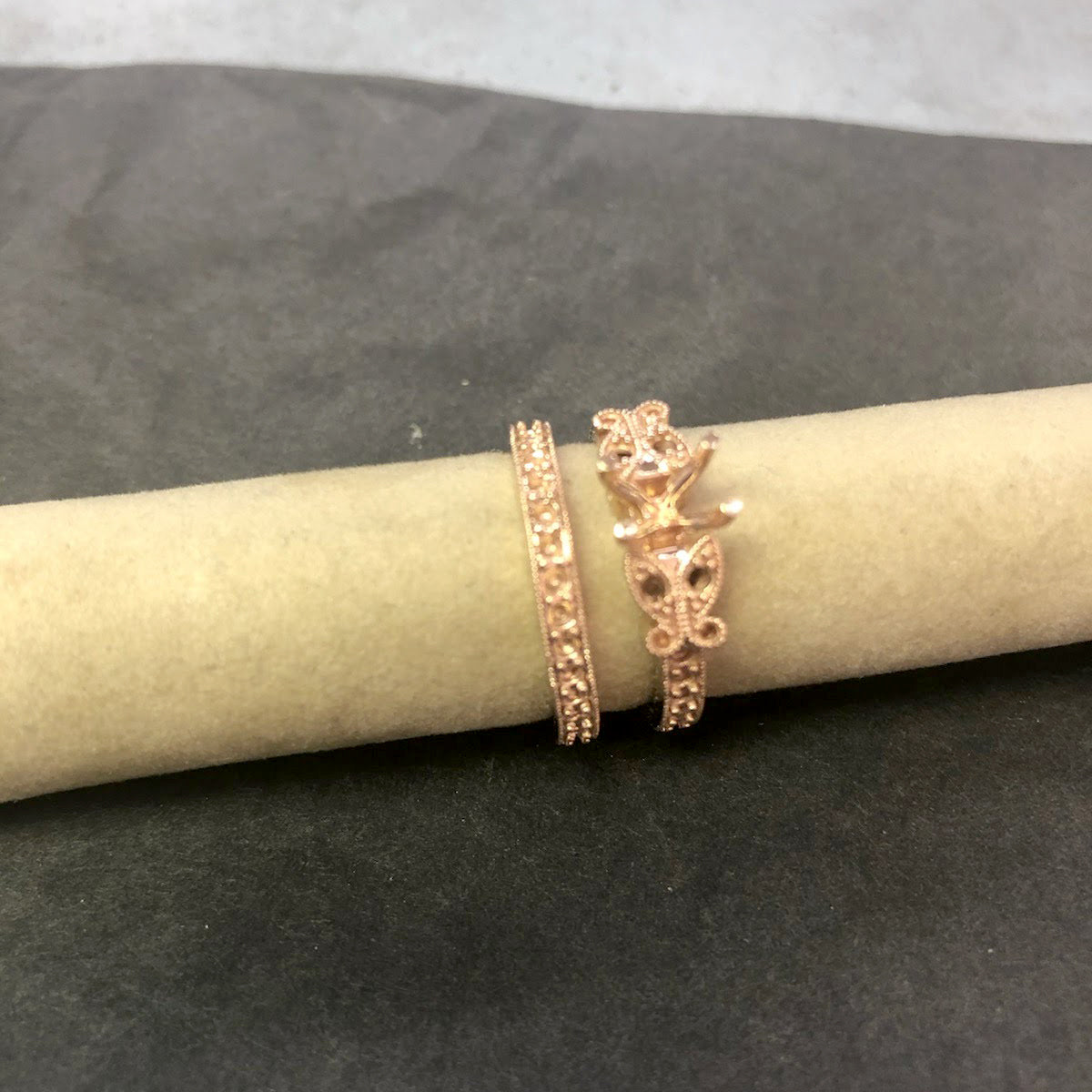 Custom Hollywood Engagement Ring for Tim C & Melinda B 7