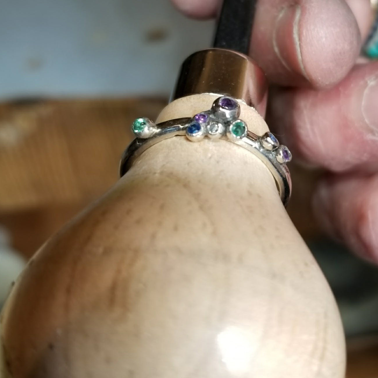 Custom Engagement Ring for Avery's Big Question 13