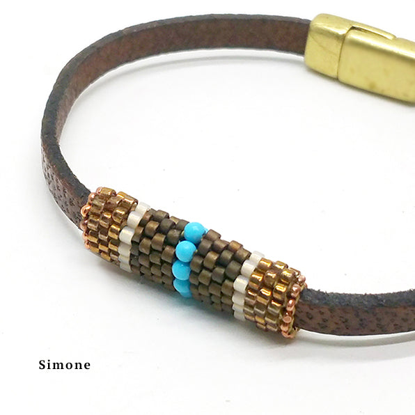 Boho Leather Bracelet 10