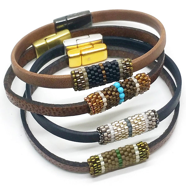 Boho Leather Bracelet 8