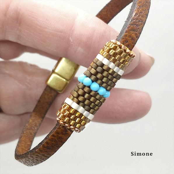 Boho Leather Bracelet 6