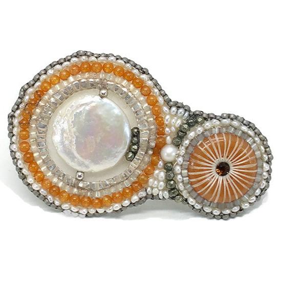 pearl brooch