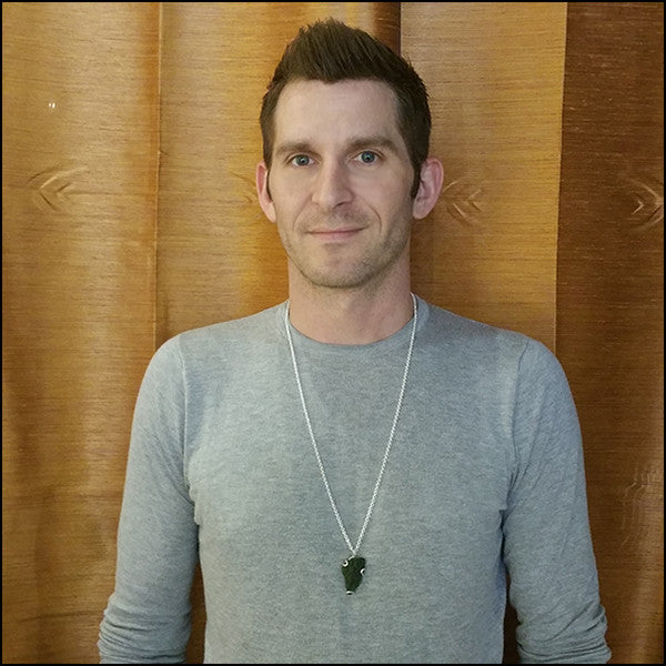 Moldavite Pendant for Asher , Necklace - No Roses Custom, No Roses Jewelry Artisan Jewelry Los Angeles - 2 4