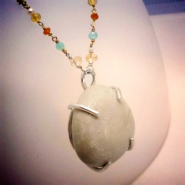 Freeform Stone Pendant for Alexis 1