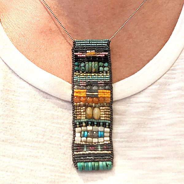 Gemstone Tapestry Necklace - Hatch 3