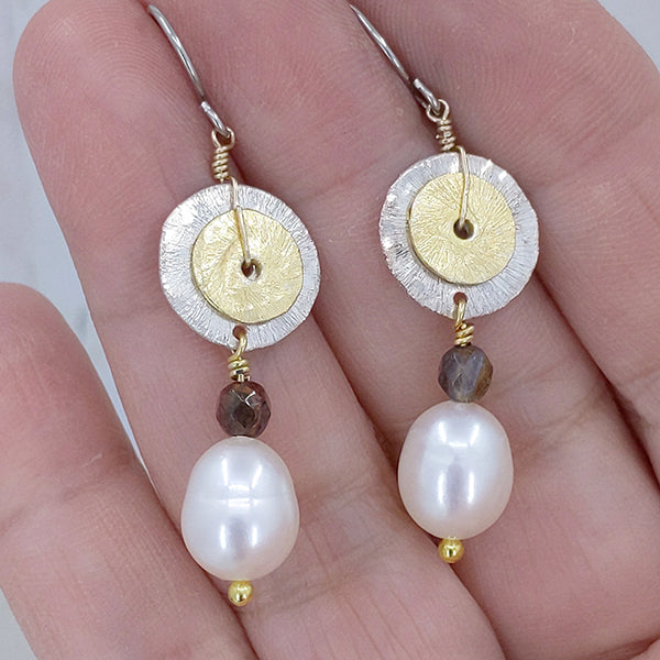 Double Happy Pearl Earrings 4