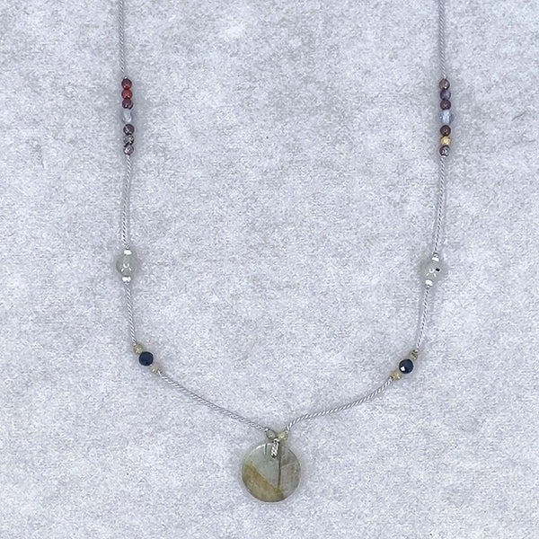 Circle of Time Labradorite Necklace