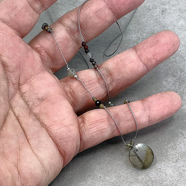 Circle of Time Labradorite Necklace 2