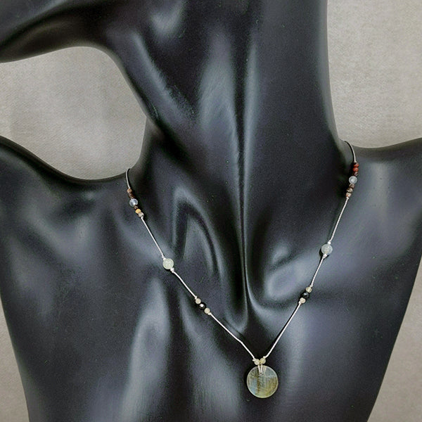 Circle of Time Labradorite Necklace 7