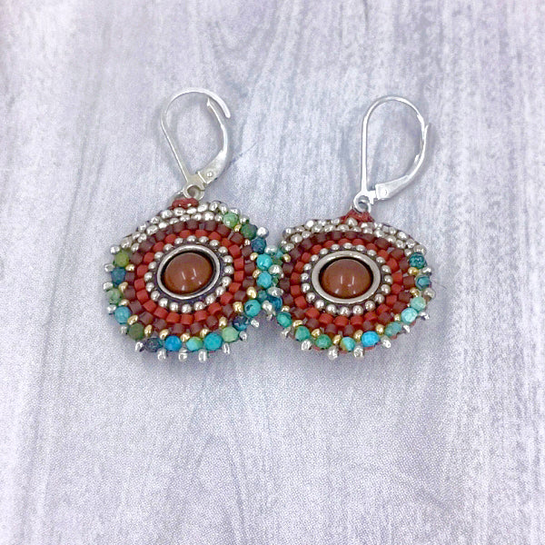 Crimson Core Earrings