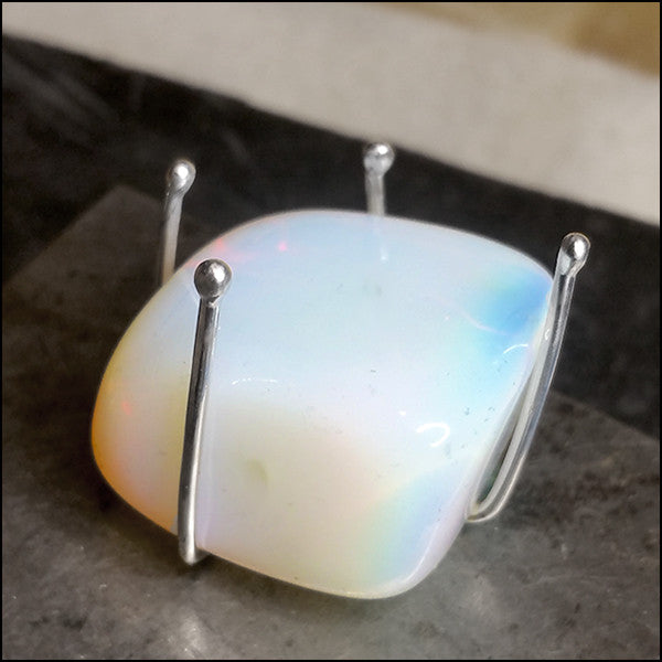 Moonstone Pendant for Ron , Necklace - No Roses Custom, No Roses Jewelry Artisan Jewelry Los Angeles - 6 6