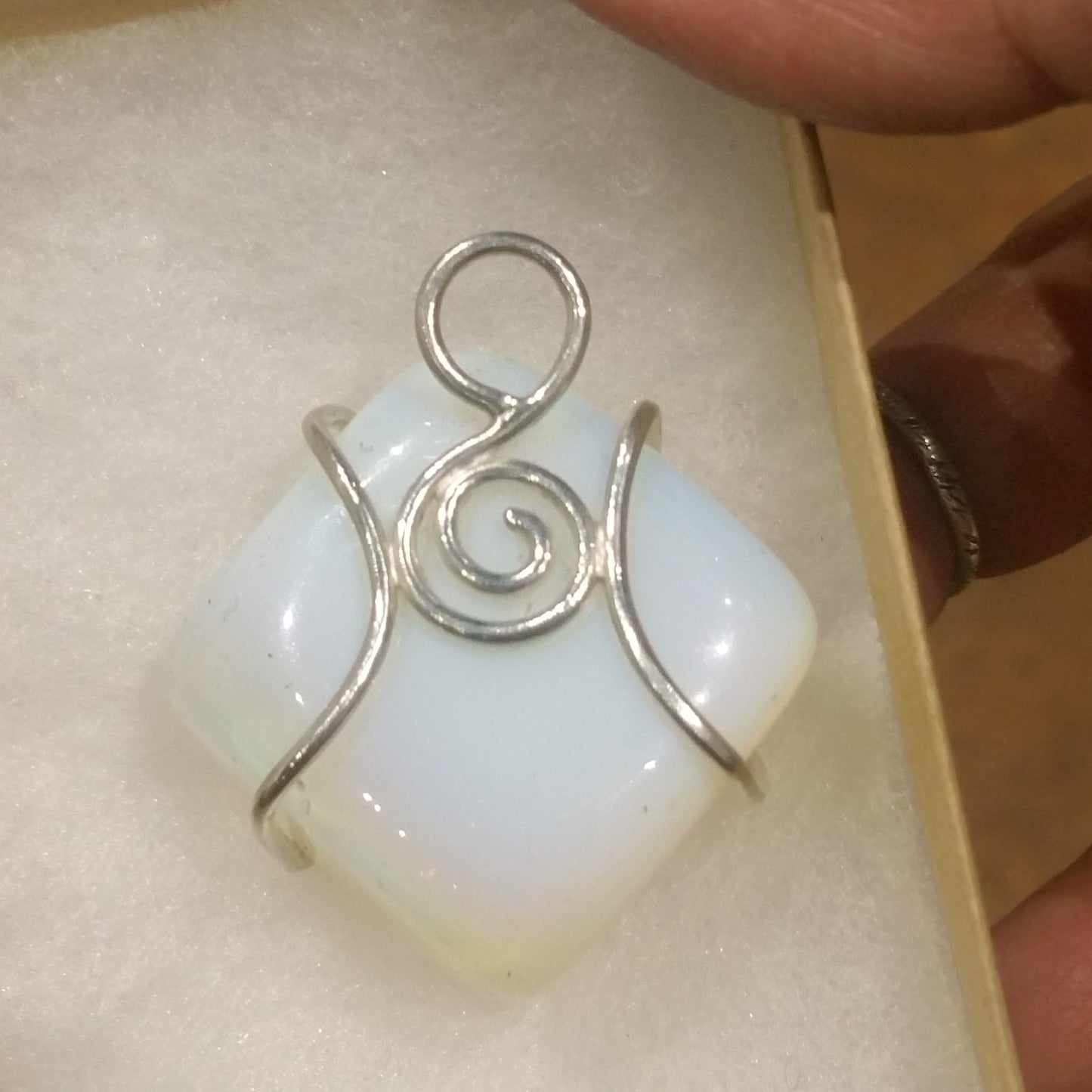 Moonstone Pendant for Ron , Necklace - No Roses Custom, No Roses Jewelry Artisan Jewelry Los Angeles - 9 9