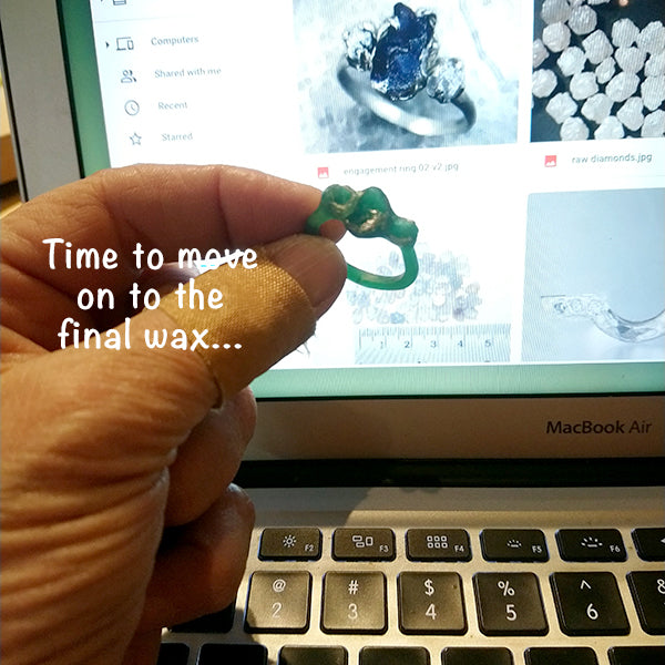 Custom Engagement Ring for Traci and Chip 7