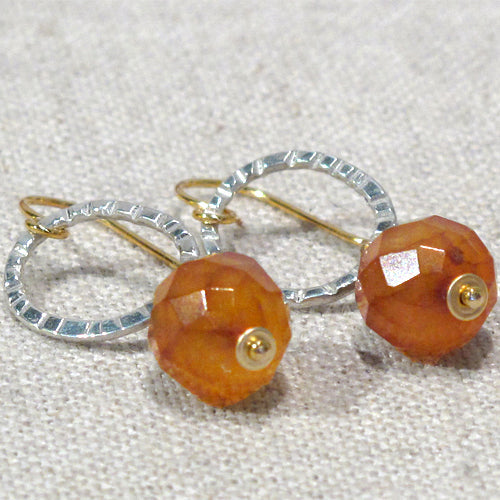 Hey Now! Earrings, Carnelian