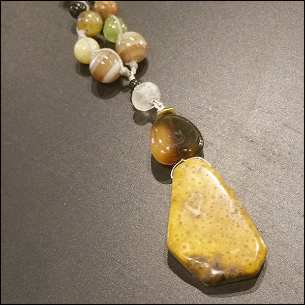 Bronze Goddess Necklace , Necklace - No Roses Earthen, No Roses Jewelry Artisan Jewelry Los Angeles - 4 4