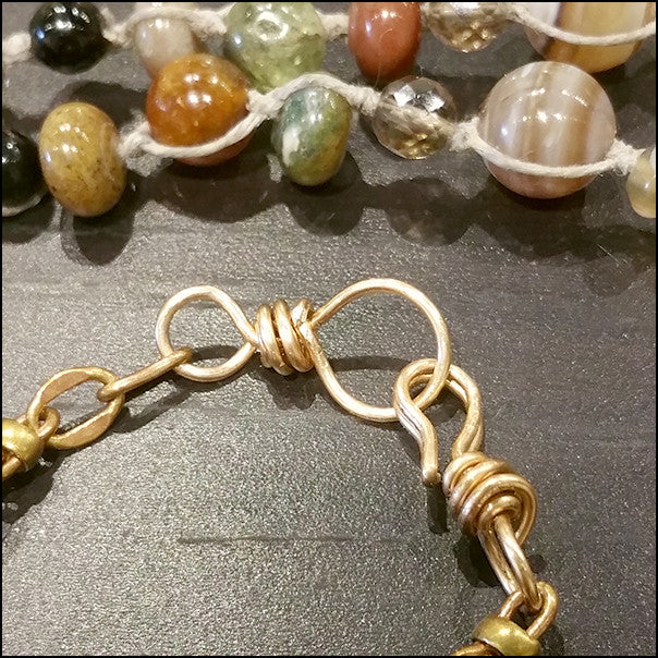 Bronze Goddess Necklace , Necklace - No Roses Earthen, No Roses Jewelry Artisan Jewelry Los Angeles - 5 6