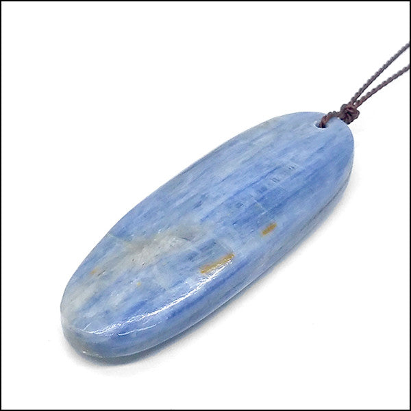 Oval Blue Kyanite Gemstone Pendant