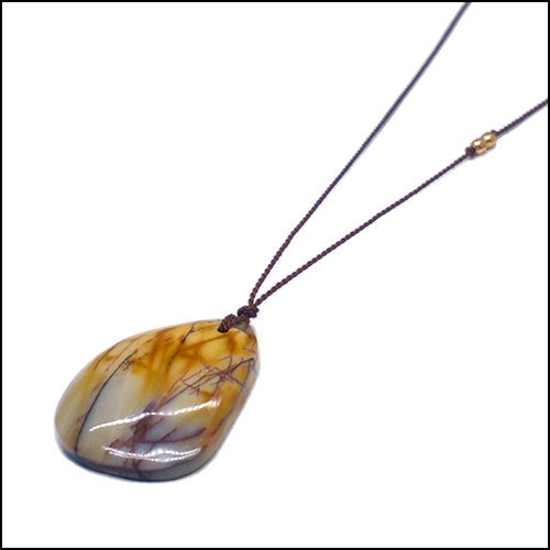 Golden Jasper Gemstone Pendant 3