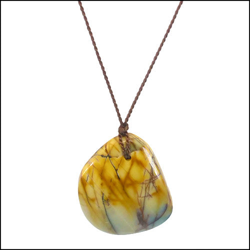 Golden Jasper Gemstone Pendant 5