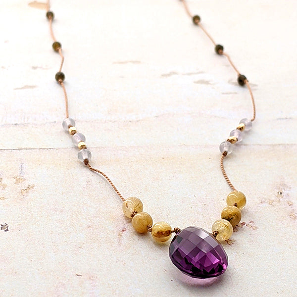 Amy's Summer Amethyst Necklace 2