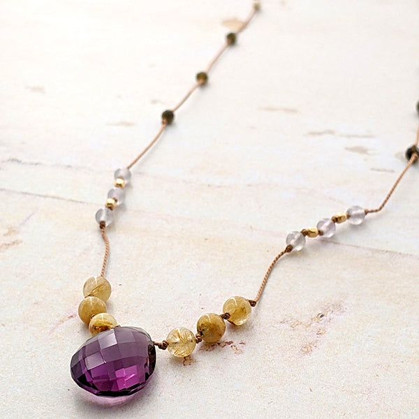 Amy's Summer Amethyst Necklace 3