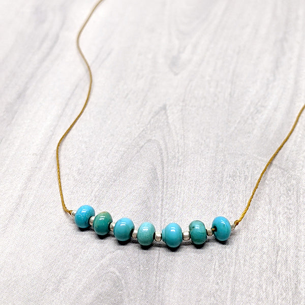 7 Stone Turquoise Necklace 2