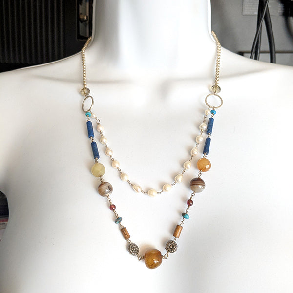 Miranda Lapis and Pearl Necklace 3