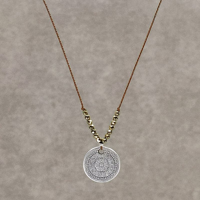 Ray of Bright Necklace, Golden Pyrite 8