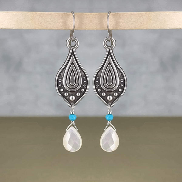 Mother of Pearl Earrings | Mimosa Handcrafted