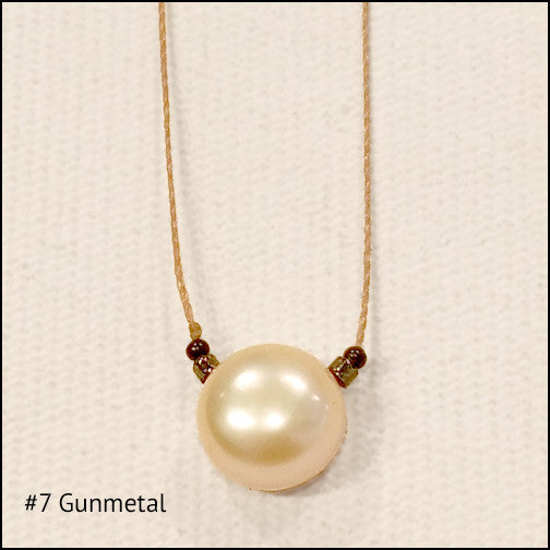 Delicate Pearl Drop Necklace , Necklace - No Roses Mad Pearls, No Roses Jewelry Artisan Jewelry Los Angeles - 4