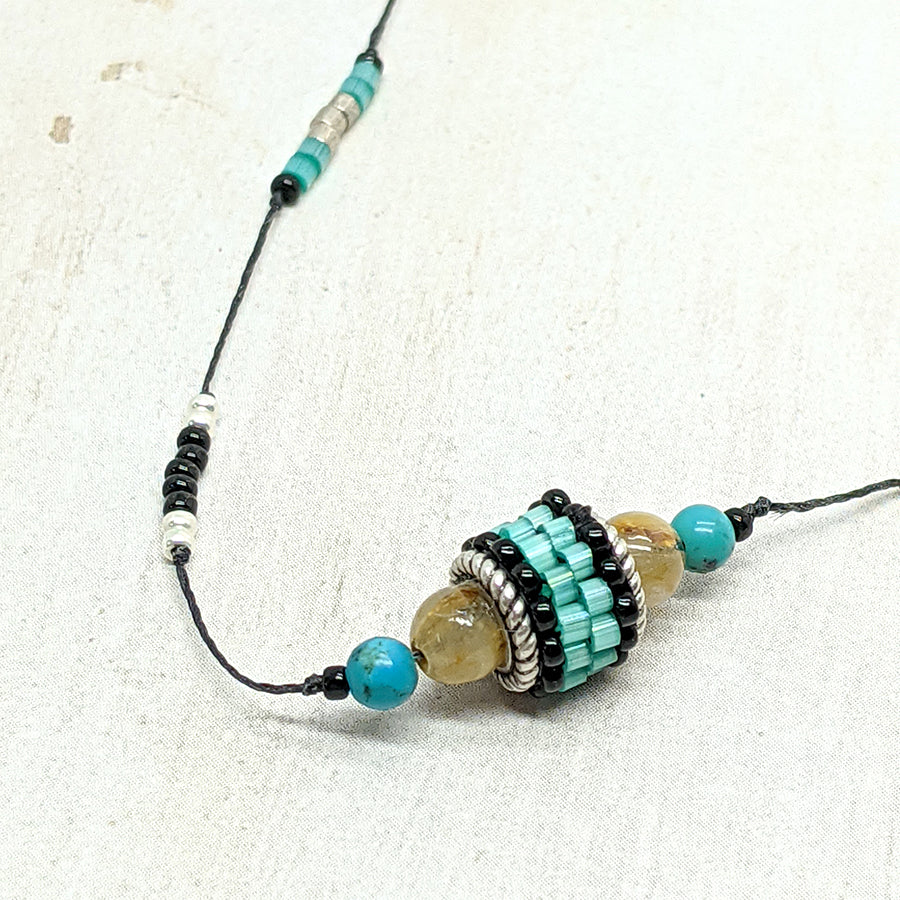 Three Graces Turquoise Necklace 1