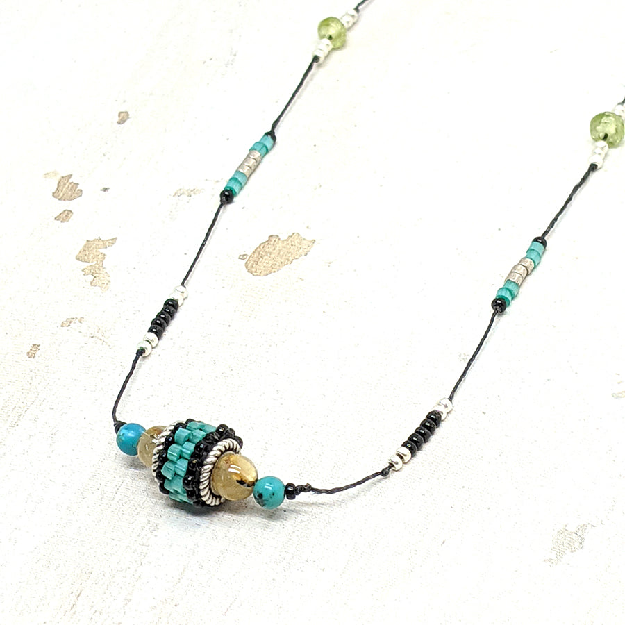 Three Graces Turquoise Necklace 2