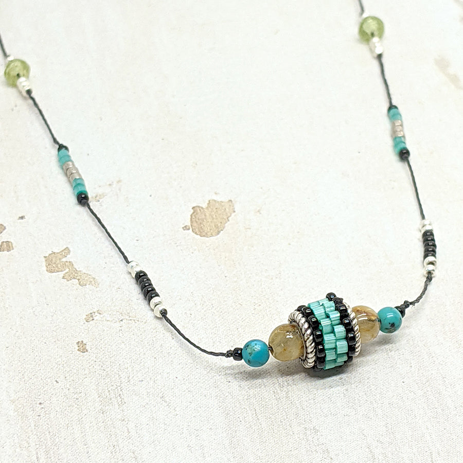 Three Graces Turquoise Necklace
