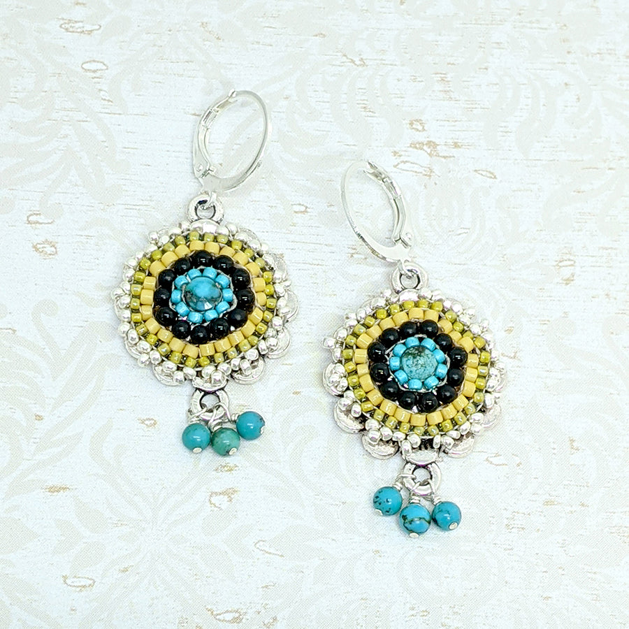 Three Graces Turquoise Earrings 4