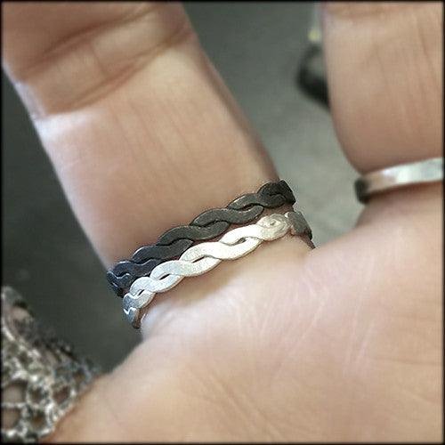 Double Helix Twist Pair , rings - No Roses Ore, No Roses Jewelry Artisan Jewelry Los Angeles - 2 Secondary